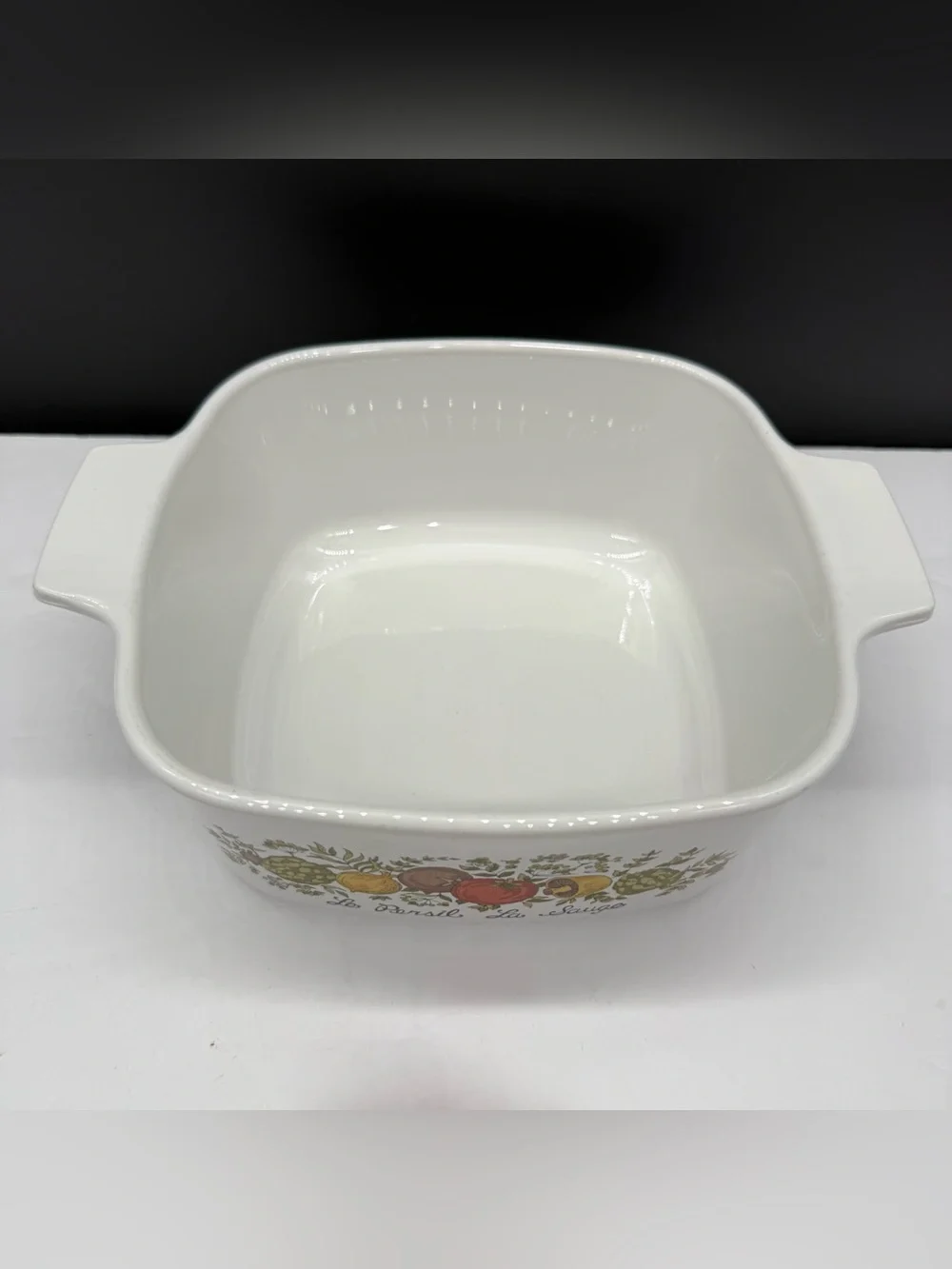 CORNING WARE Spice of Life Le Persil La Sauge Baking Dish 1.5 Quart A-1 1/2-B